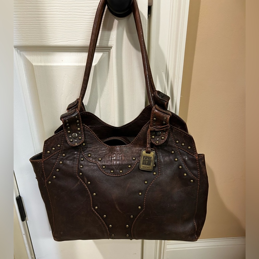 Vintage Frye leather bag